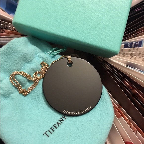 Tiffany & Co. Onyx Note Necklace - Picture 4 of 4